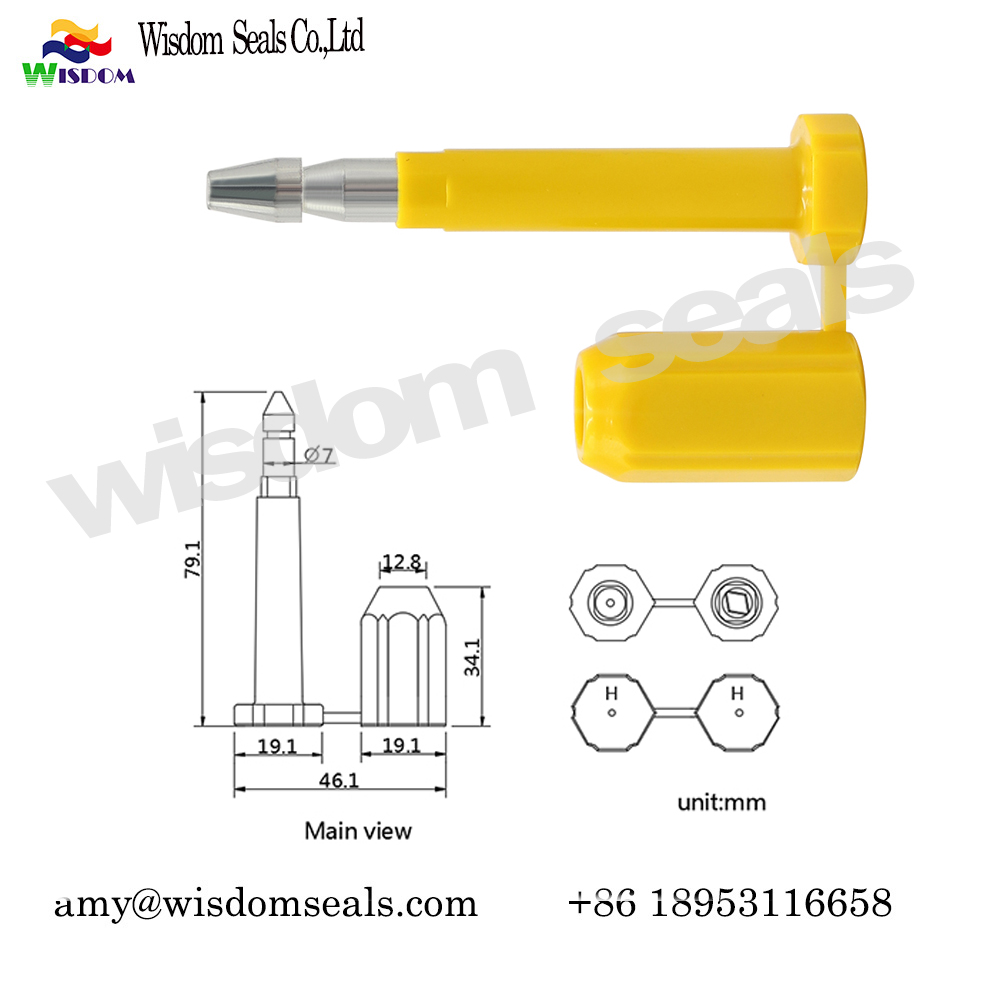 WDM-BS207   high Security ​light  freight forwarder cargo container security seal for transport