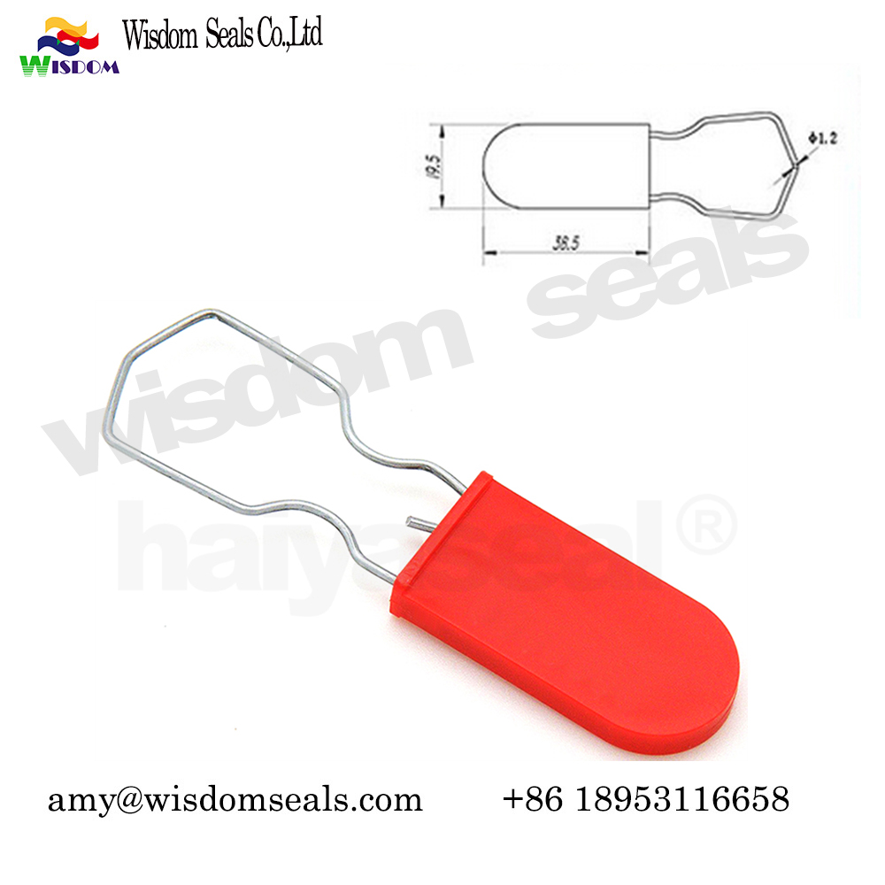 WDM-PL101 laser print numbered indicative security container plastic padlock seal for  trailer shipping 
