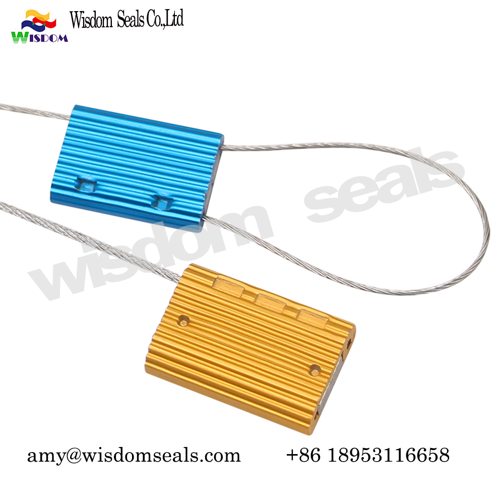  WDM-CS118A  Disposable aluminum Pull tight cable seal for cargo container 