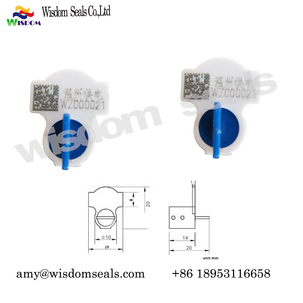  WDM-MS105 OEM laser print numbered twist tight Adjustable electronic security water meter seal