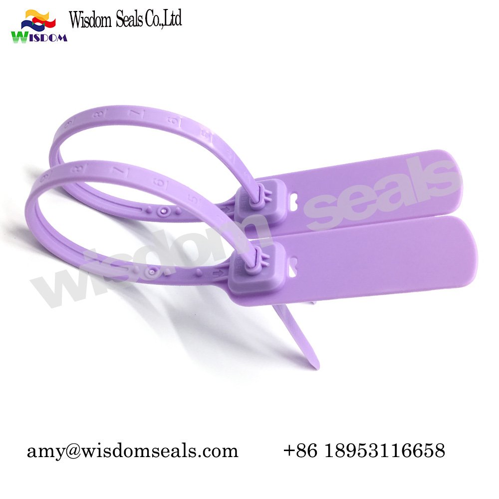  WDM-PS140  Economical adjustable length indicative security plastic seal fire extinguisher security cash bag plastic seal  